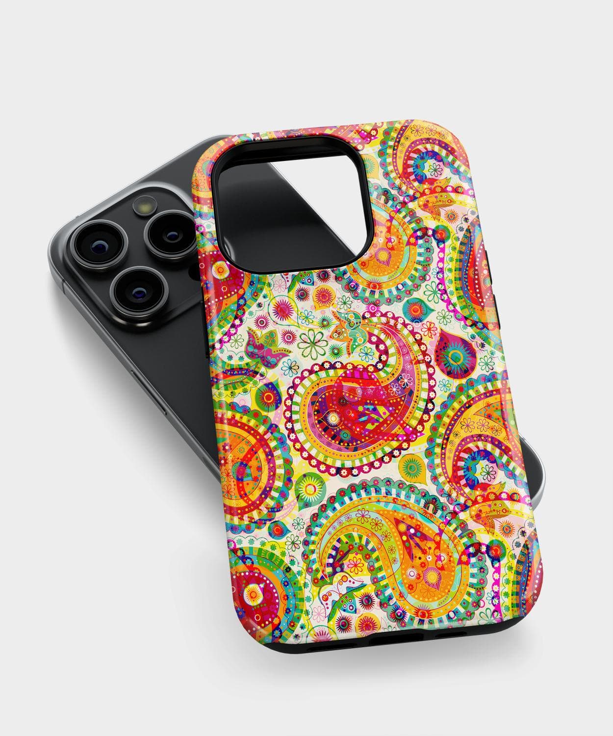 Bright Paisley - iPhone Case