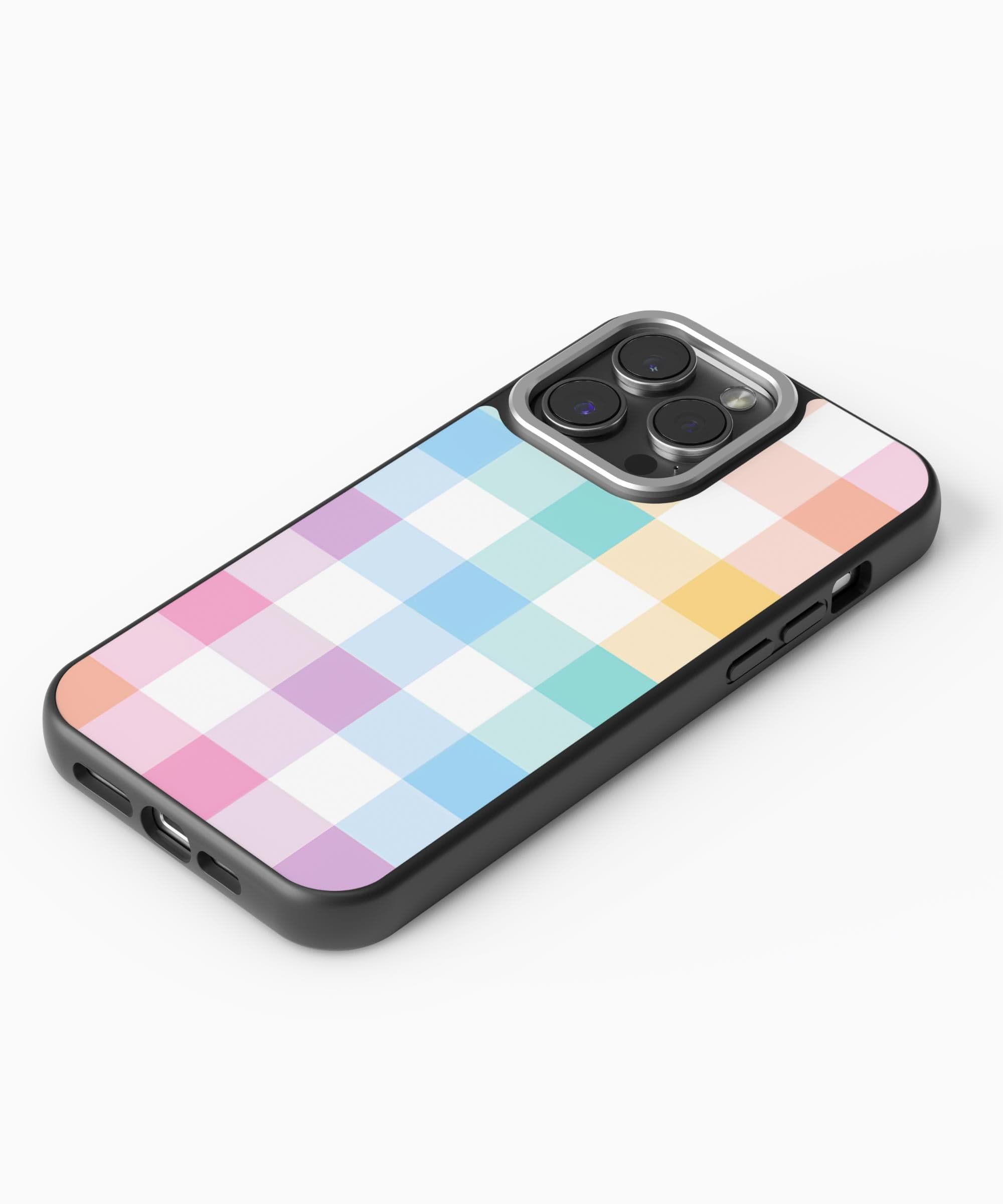 Pastel Gingham iPhone Case