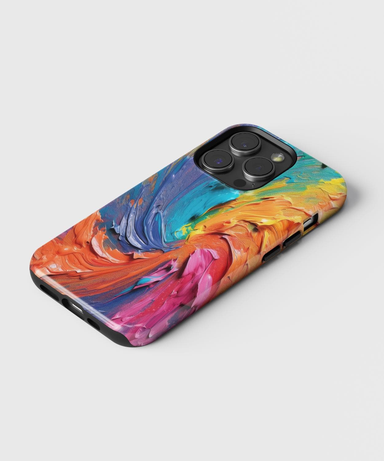 Rainbow Paint iPhone Case