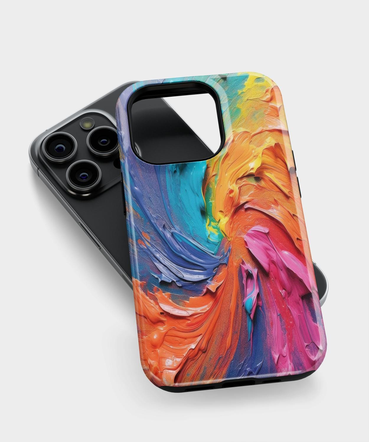 Rainbow Paint iPhone Case