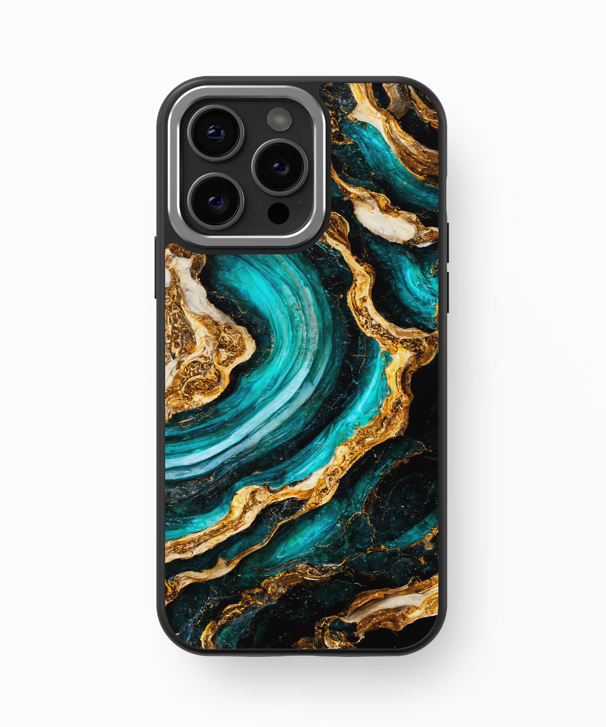 Water Gold Marble iPhone Case