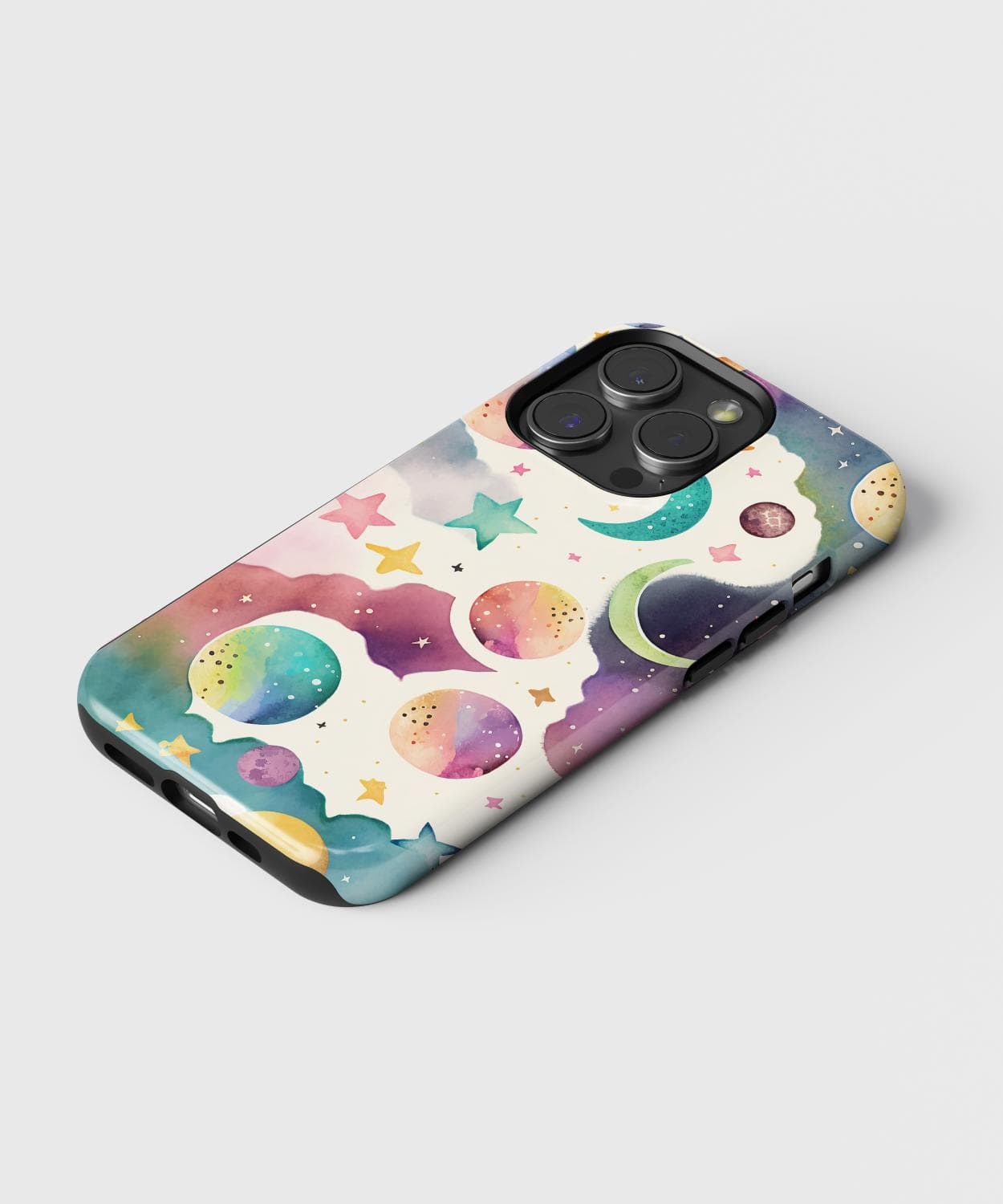 Watercolor Moons iPhone Case